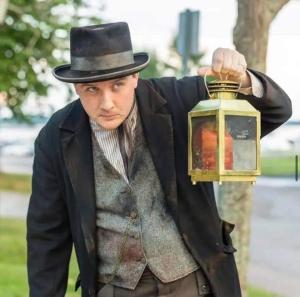 Cameron MacDonald, as the Grave Digger