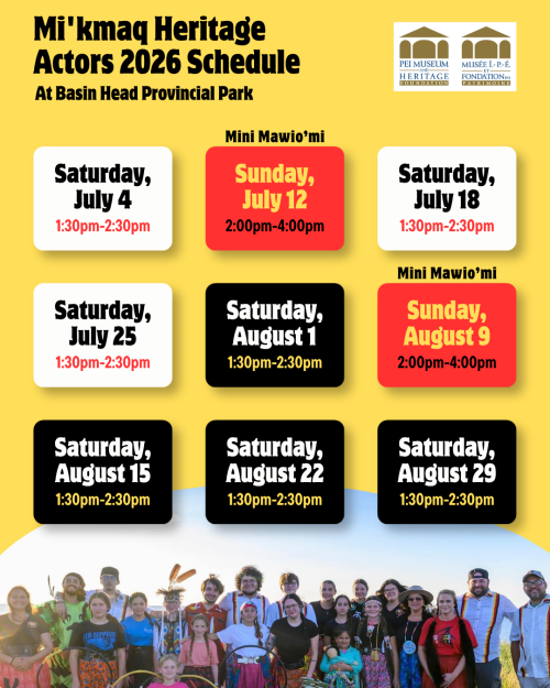 Mi'Kmaq Storytelling Series Schedule