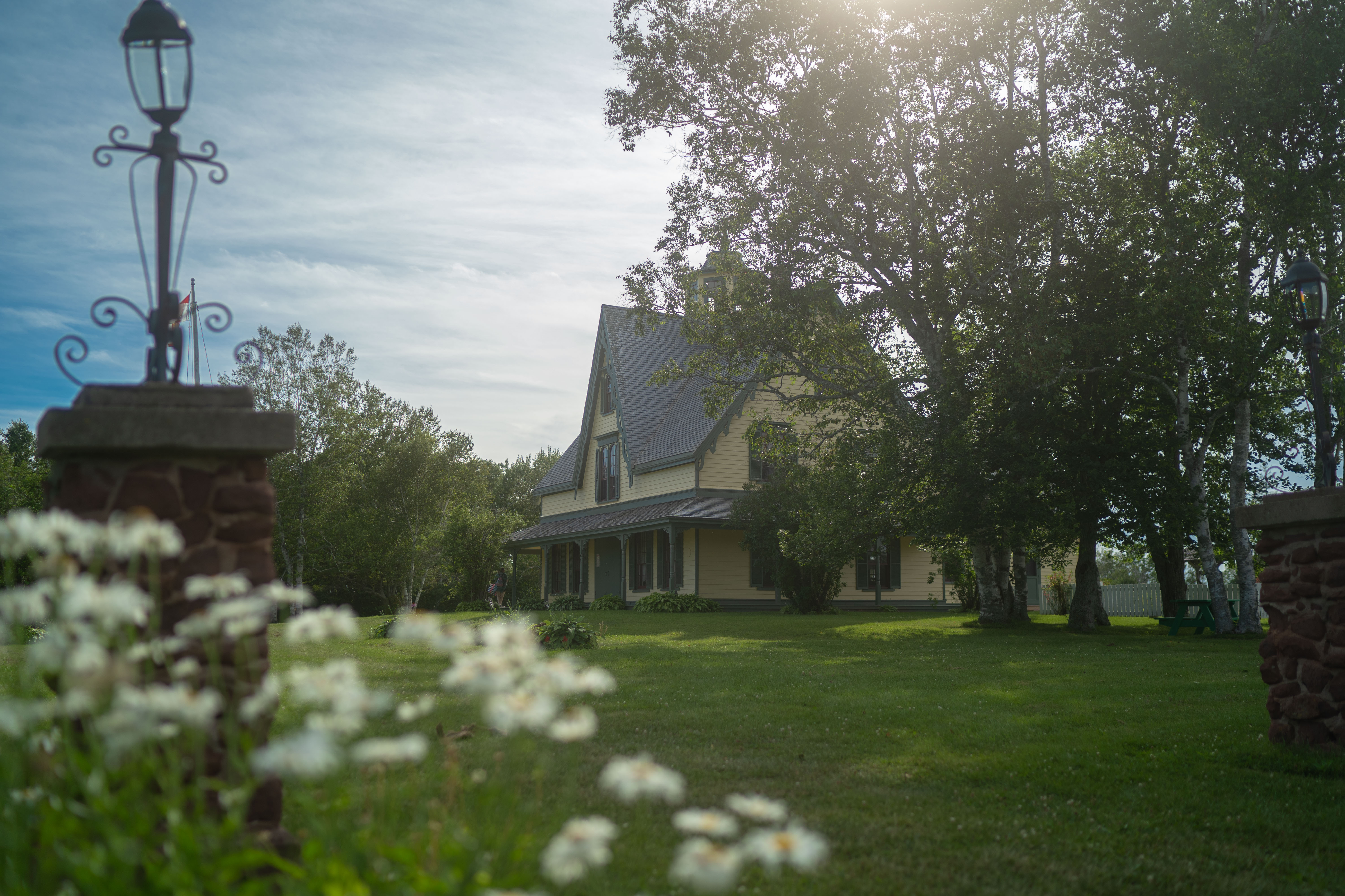 Exterior of Yeo House on a sunny day