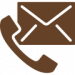 Image of a telephone receiver and an envelope