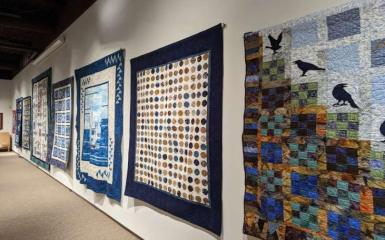 Quilts of Covid exhibit at Eptek Art & Culture Centre